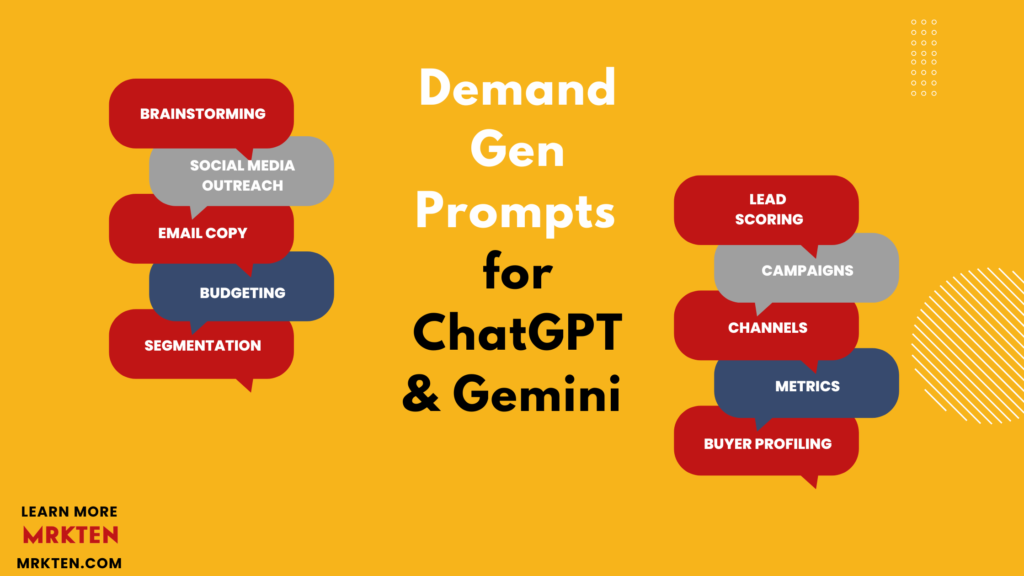 chatgpt prompts for ai and demand generation